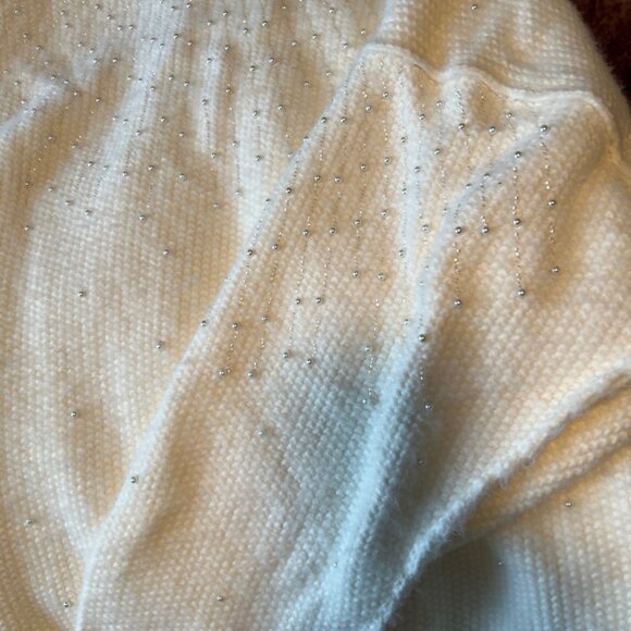 Free People Ivory Chart The Stars Sweater size Large NWT - Picture 7 of 13